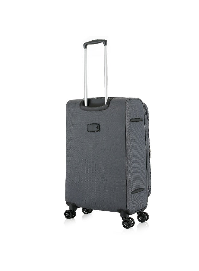 اتش تي طقم حقائب سفر من 3 قطع من H.T | حقائب سفر ذات غلاف ناعم | طقم حقائب سفر خفيفة الوزن قابلة للتوسيع بعجلات (82 لترًا، حقيبة سفر خفيفة الوزن) (كبيرة الحجم 28 بوصة) - Image 3